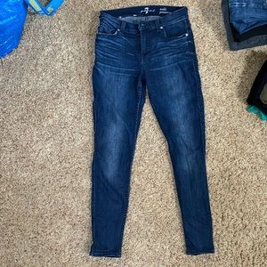 7 for all mankind Gwenevere skinny / ankle jeans